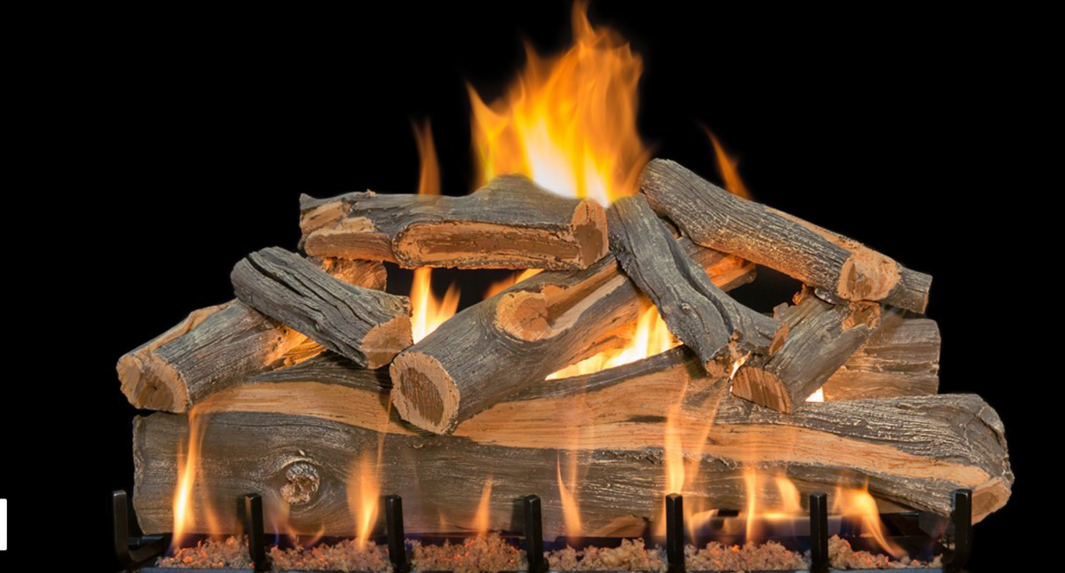 Grand Canyon 3-Burner Series 36" Arizona Juniper Vented Gas Log Set - AJ36LOGS-3