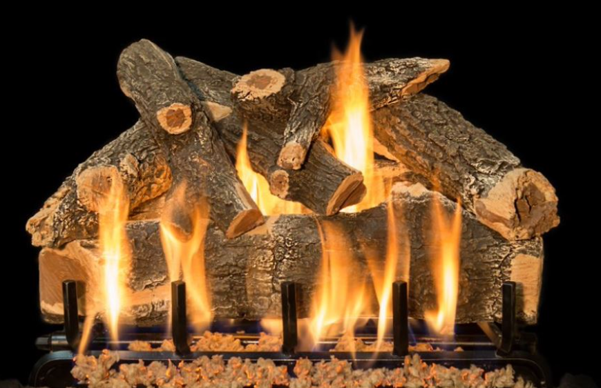 Grand Canyon Outdoor Series 24" Arizona Weathered Oak Vented Gas Log Set - AWO24LOGS-OD