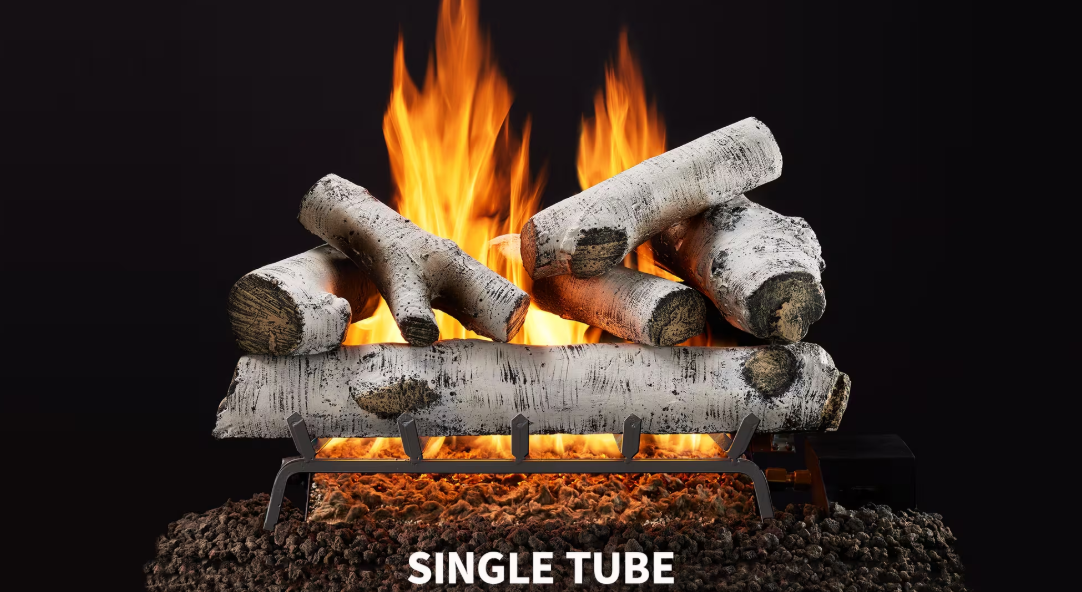 Majestic Woodland Birch 18" Outdoor Vented Gas Log Set