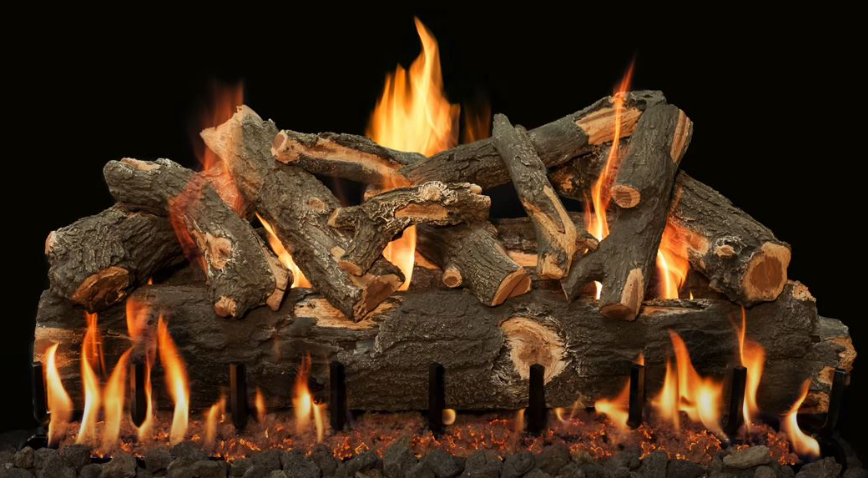 Grand Canyon Arizona Weathered Oak 48" See-Through 2-Burner Vented Gas Log Set - AWOST48LOGS