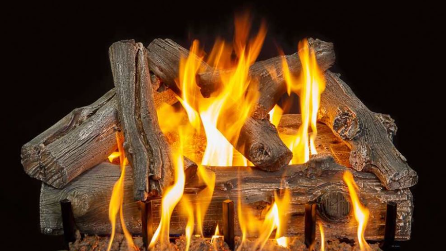 Grand Canyon Western Driftwood 30" See-Through 2-Burner Vented Gas Log Set -DRIFTWOODST30LOGS