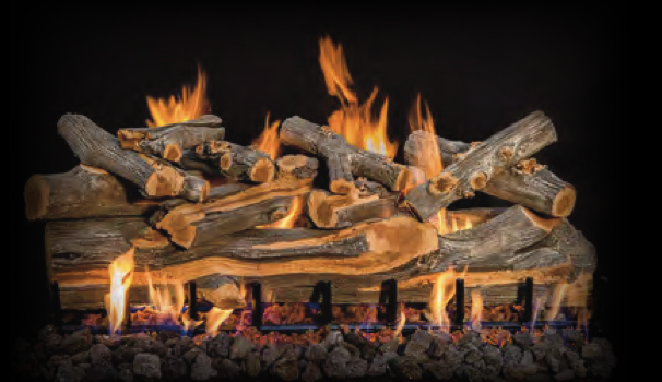 Grand Canyon Arizona Juniper 42" See-Through 2-Burner Vented Gas Log Set - AJST42LOGS