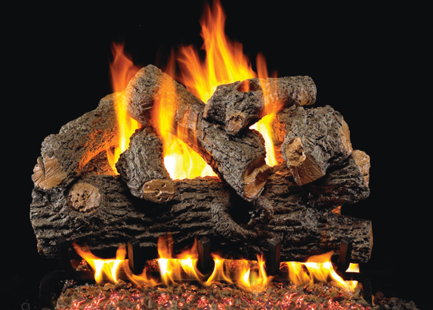 Real Fyre Royal English Oak Designer 36" G45 Standard Vented Gas Log Set - BD-36-G45