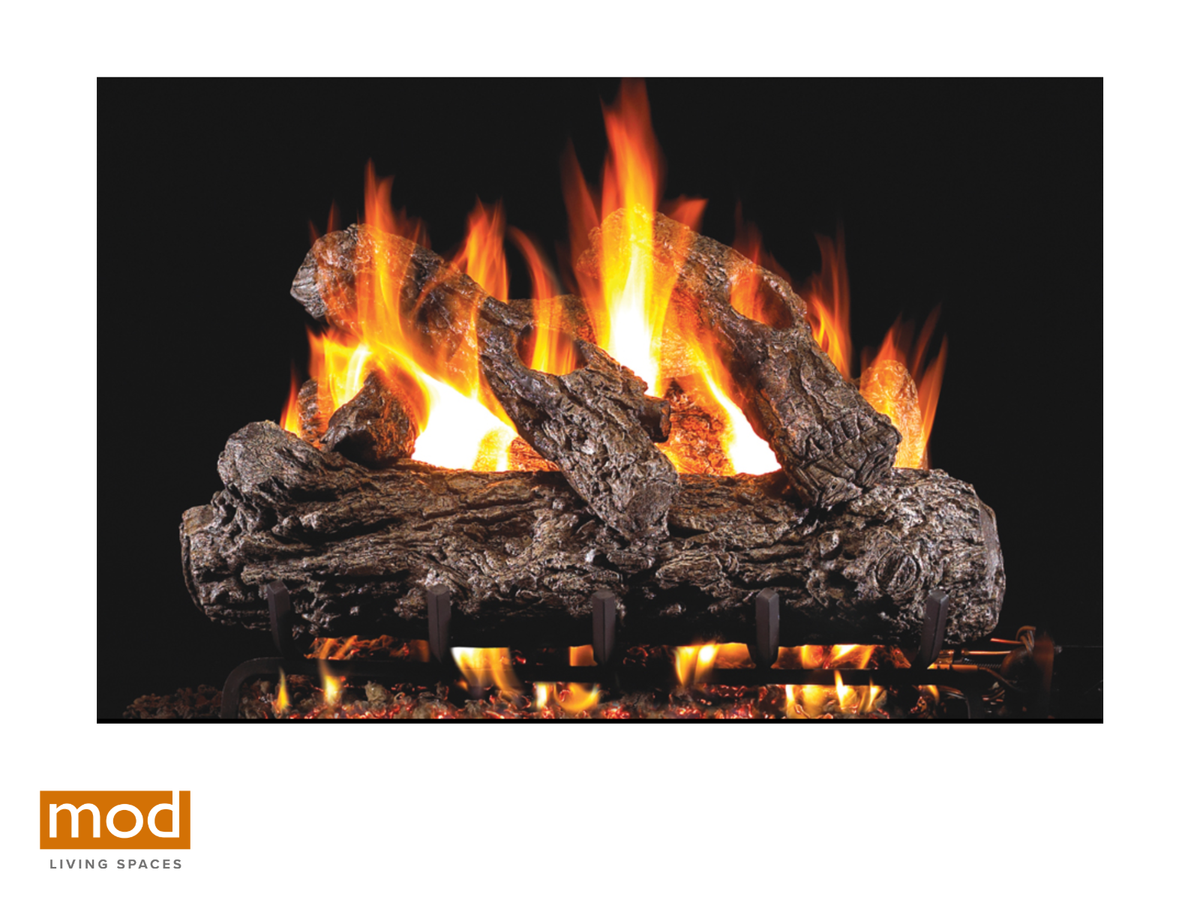 Real Fyre Rustic Oak 24" Classic Series Vented Log Set