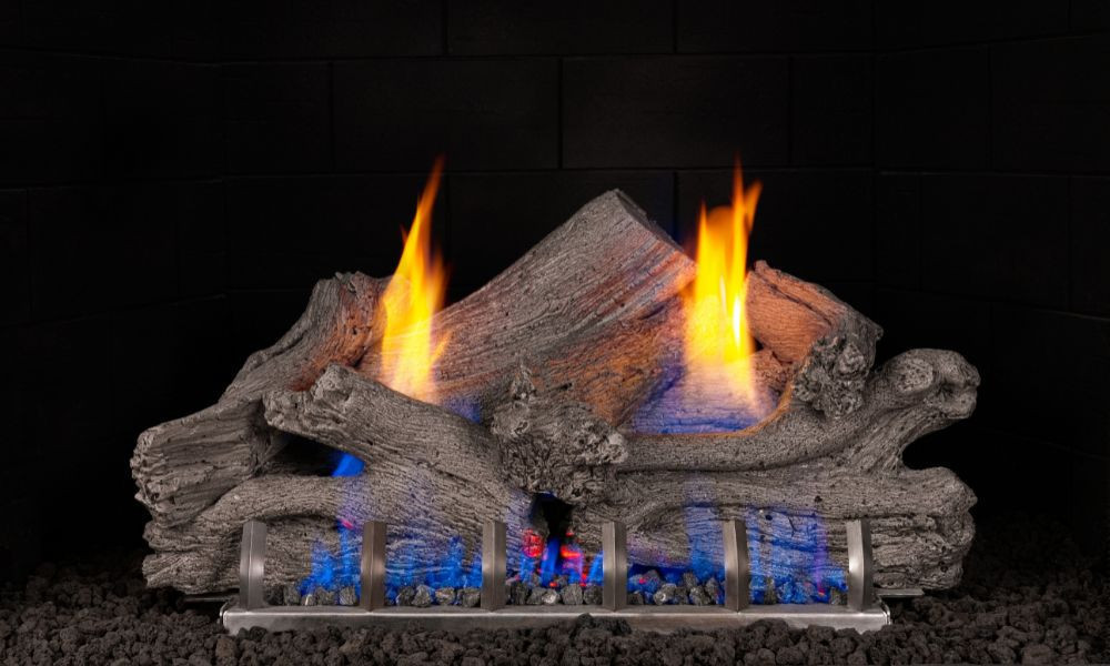 Real Fyre Lakeshore 30" Outdoor Series Vent-Free Gas Log Set - LSH-30-OD