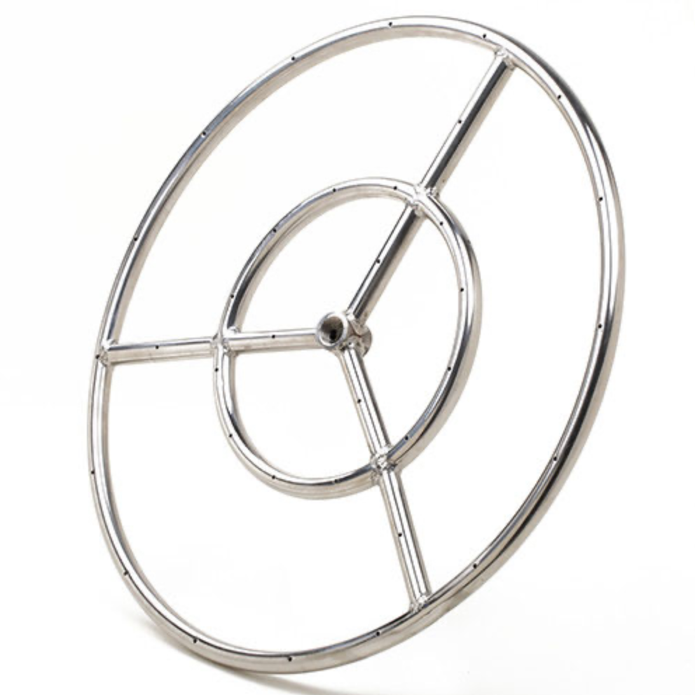 Grand Canyon 3-Spoke Stainless Steel Ring Outdoor Burner Kit - FRS6-NGK