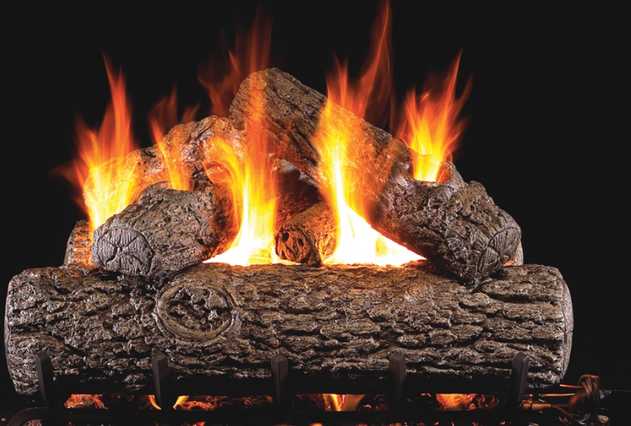 Real Fyre Golden Oak 36" Classic Series G45 Outdoor Standard Vented Gas Log Set - R-36-OD