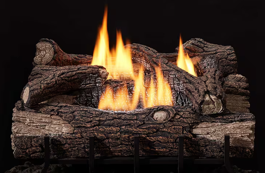 Monessen Mountain Oak Series 30" Vent-Free Gas Log Set - MTNOK-30