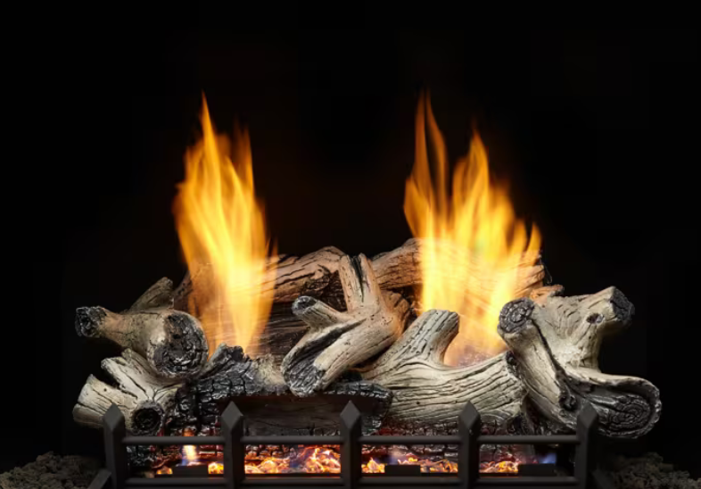 Monessen Beachcomber Series 30" Burncrete Refractory Vent-Free Gas Log Set - BC30-R