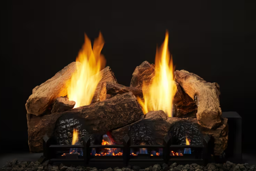 Monessen Berkley Oak Series 30" Refractory Vent-Free Gas Log Set - BO30-R