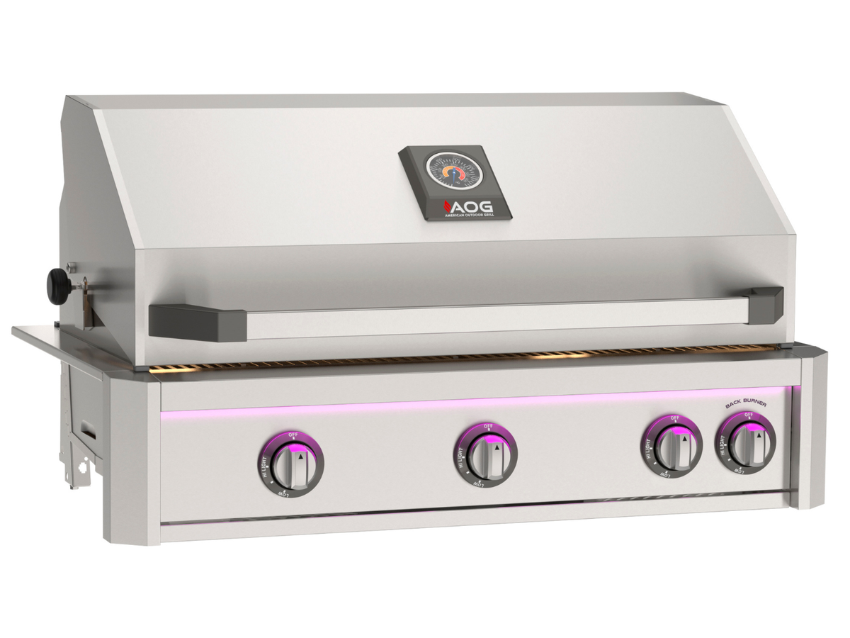 AOG L-Series 36" Built-In Gas Grill with Backburner & Rotisserie Kit | Mod Living Spaces