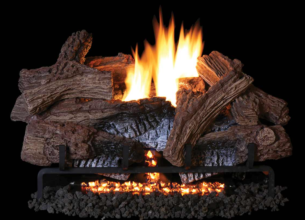 Superior Wild Timber Series 30" Concrete Vent Free Gas Log Set - LTF30WT