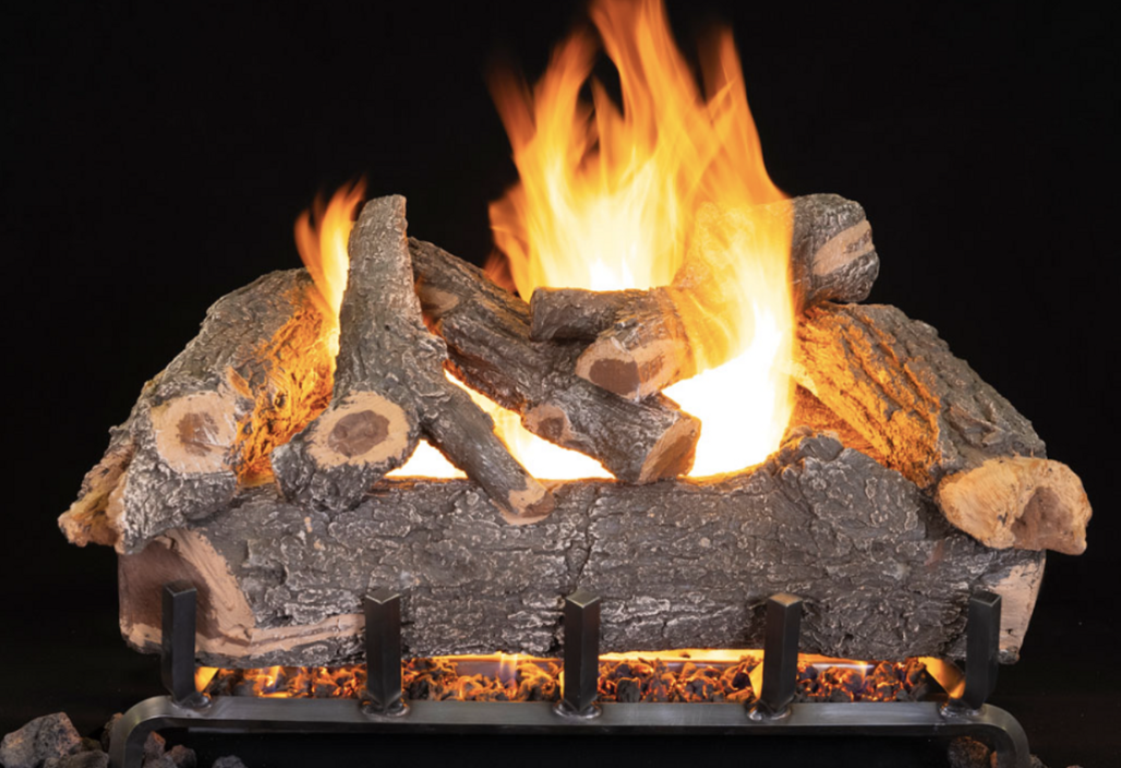 Superior Smoky Weathered Oak Series 36" Outdoor Vented Gas Log Set - SMOKYWEATHERED36-O