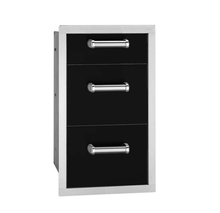 Fire Magic Echelon Black Triple Drawer - 53803BSC