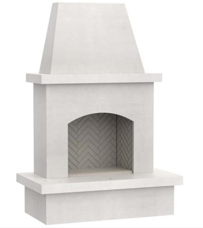 American Frye Design Contractor Model Vent-Free Outdoor Fireplace