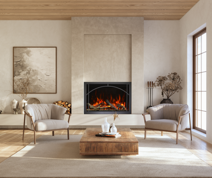 Amantii Traditional Lumina 33" Built-In Electric Fireplace - TRD-33-LUMINA