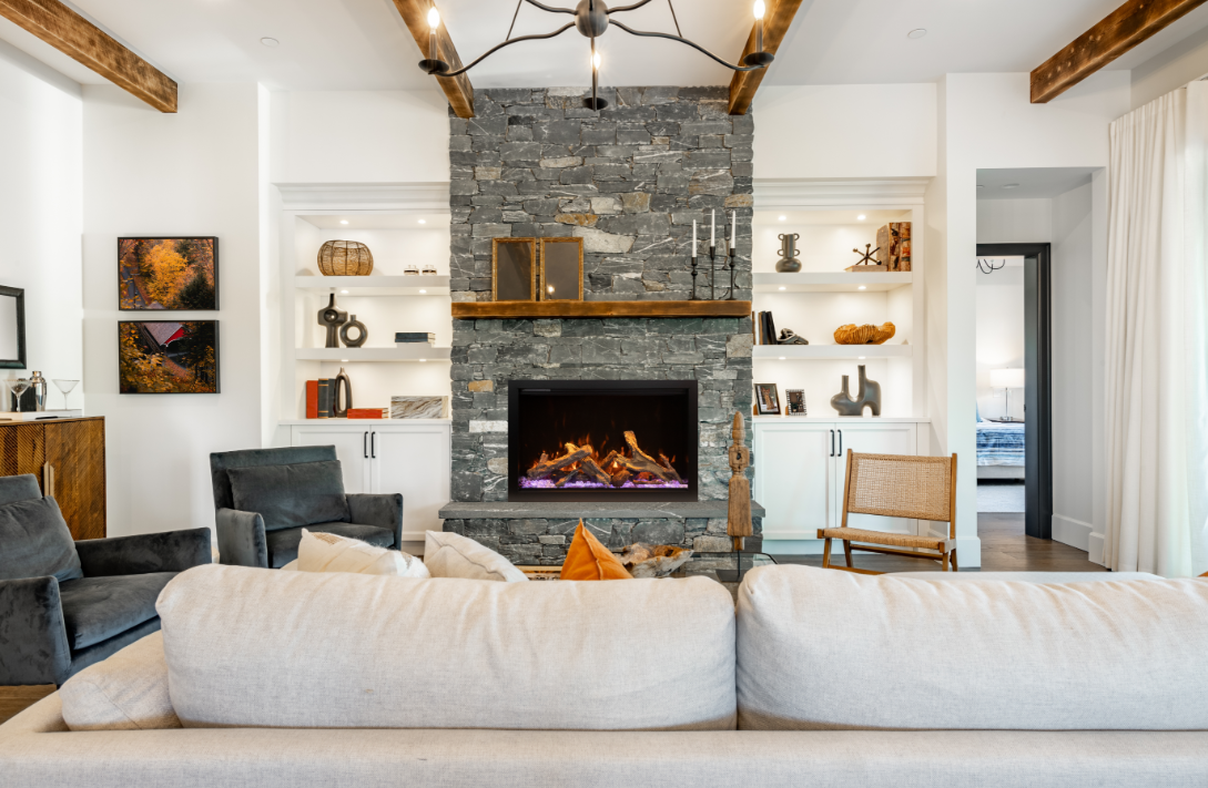 Amantii Traditional Lumina 44" Built-In Electric Fireplace - TRD-44-LUMINA