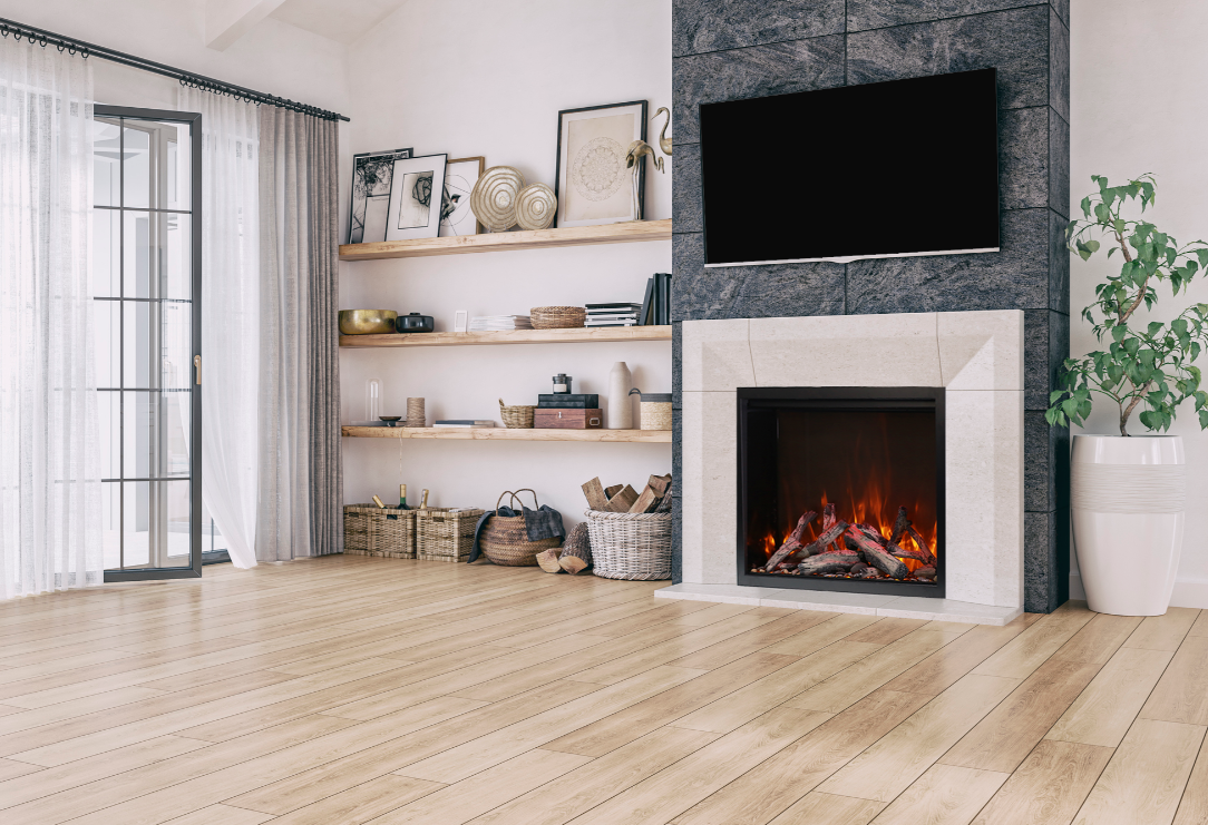 Amantii Traditional Lumina 48" Built-In Electric Fireplace - TRD-48-LUMINA