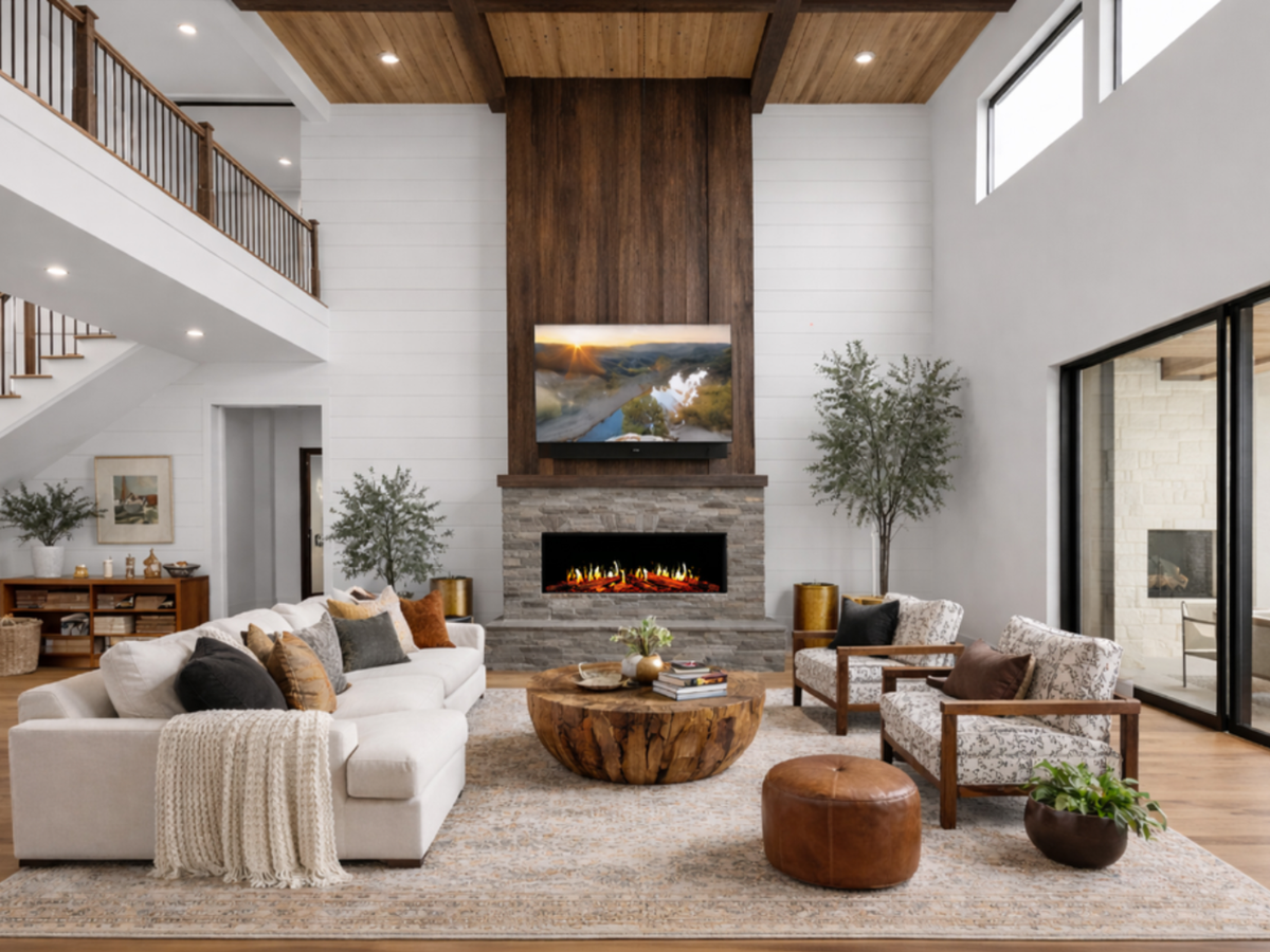 Modern Flames Orion Multi V2 60" LCD Electric Fireplace - OR60-MULTI-V2