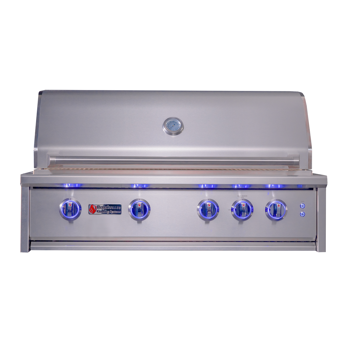 RCS Cutlass Elite 38" Built-In Gas Grill with Rear Burner & LEDs - CEG38