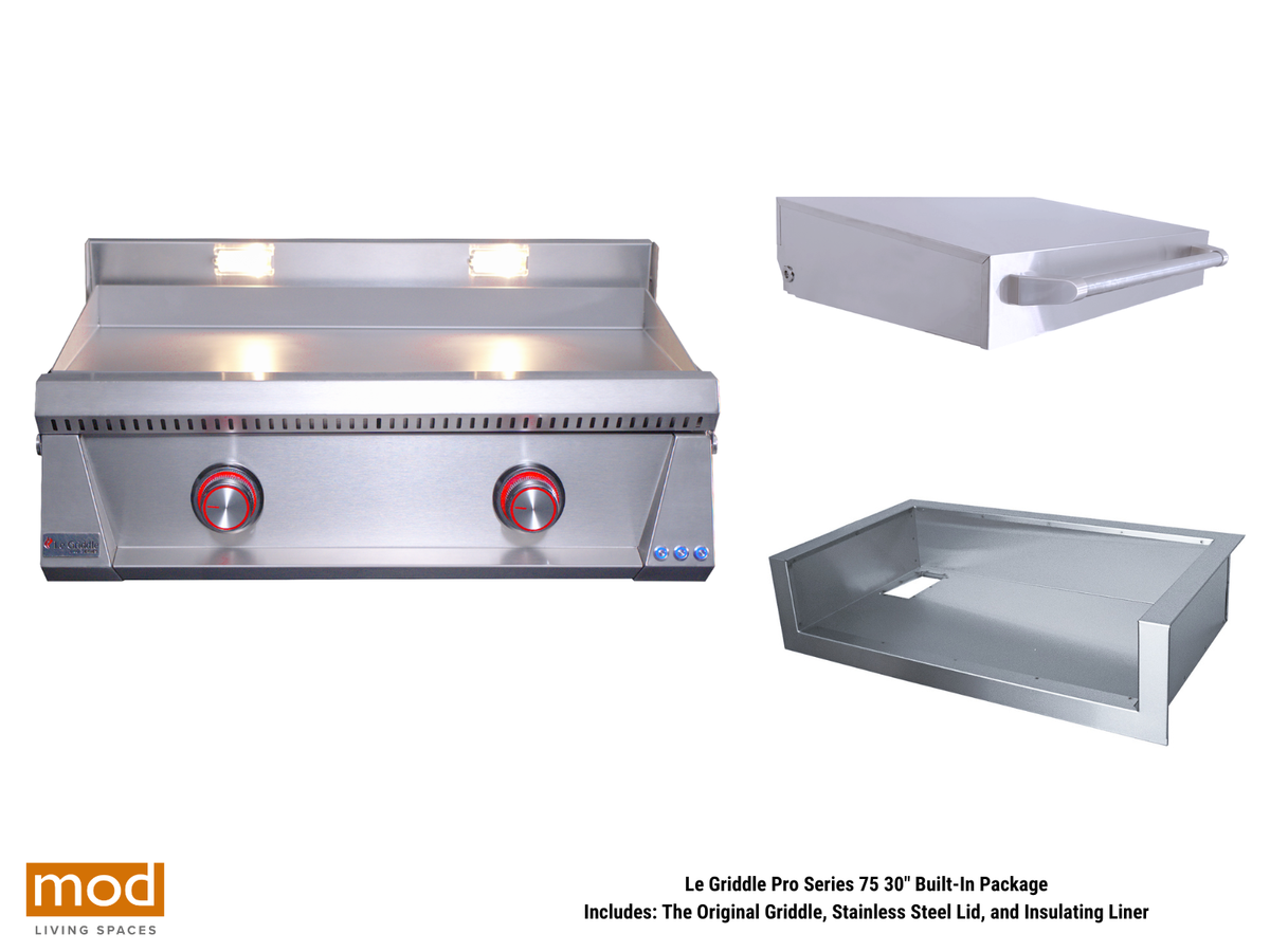 Le Griddle Pro Series 75 30" Built-In Griddle Package | Mod Living Spaces