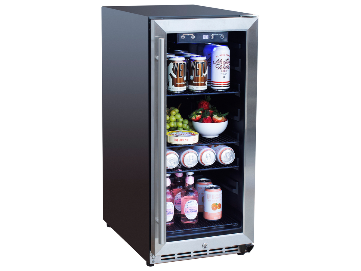 Summerset RFR-15G 15" Outdoor Rated Refrigerator with Glass Door | Mod Living Spaces
