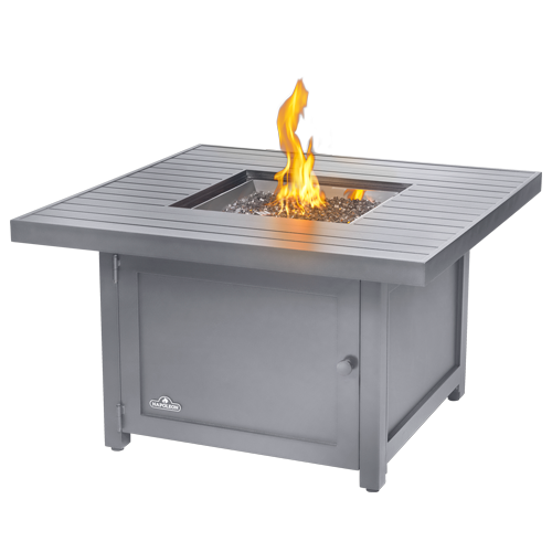 Napoleon Hamptons Square Patioflame Fire Pit Table, Propane - HAMP2-GY