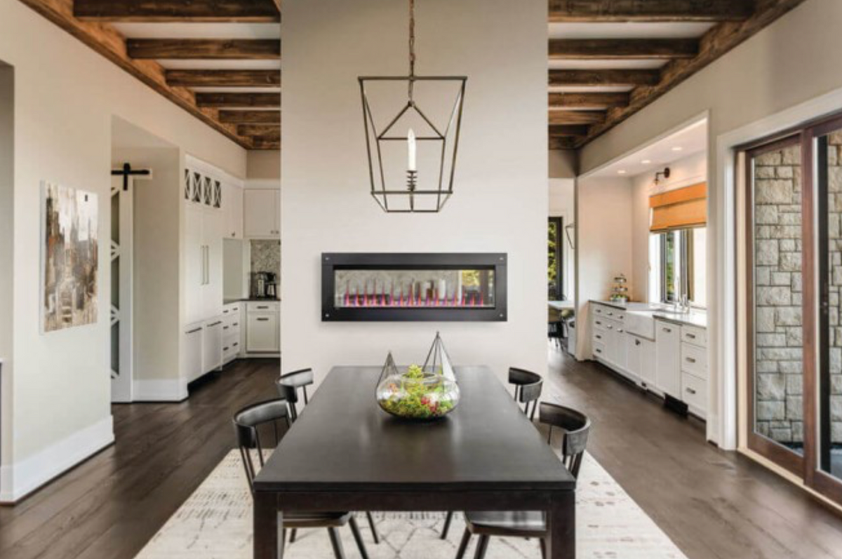 Napoleon CLEARion Elite 50" See Through Built-in Electric Fireplace - NEFBD50HE