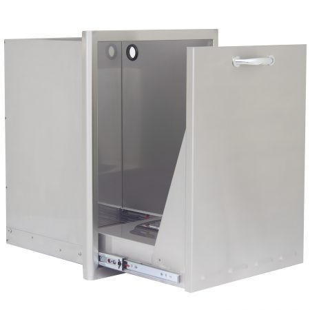 Blaze 18 Inch Roll Out Trash/Propane Tank Storage Drawer - BLZ-TRLP-DRW