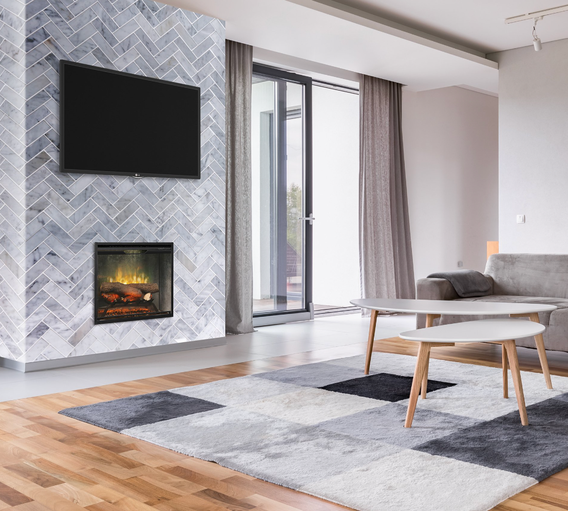 Dimplex Revillusion 24" Built-In Electric Firebox - RBF24DLX(WC)