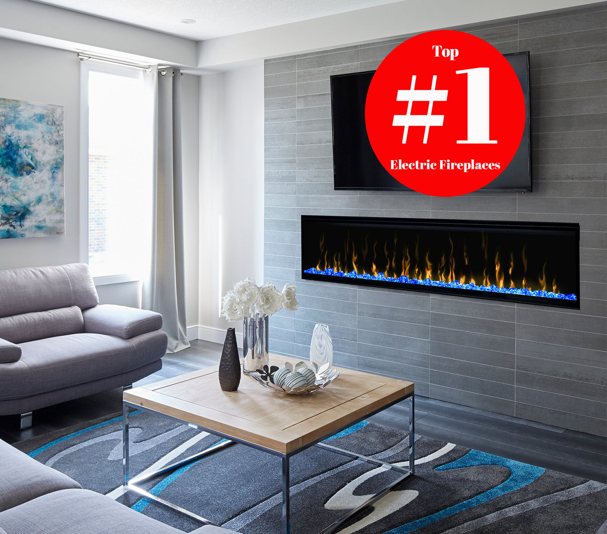 Dimplex IgniteXL 74" Linear Electric Fireplace - XLF74