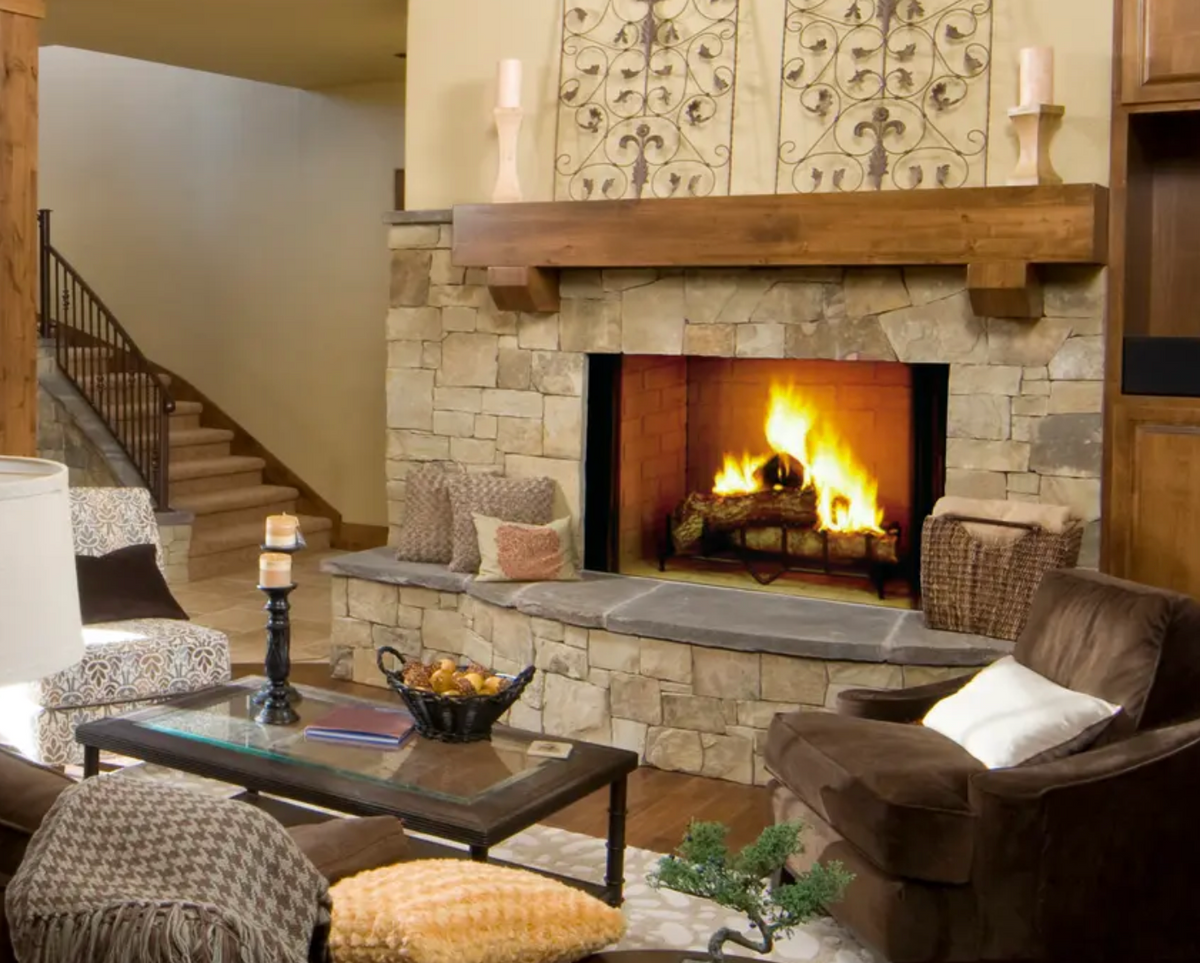 Majestic Biltmore 36" Radiant Wood Burning Fireplace