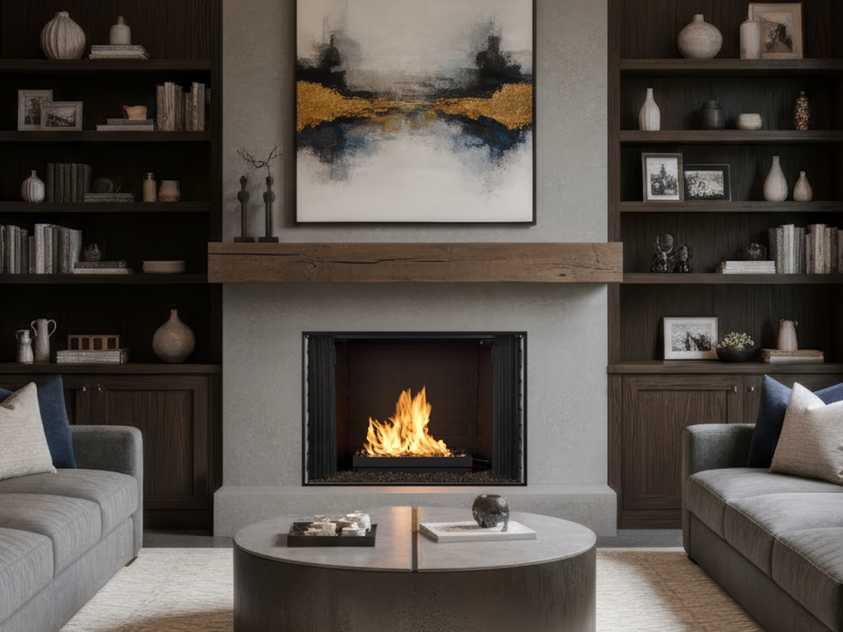 Majestic Biltmore 36" Radiant Wood Burning Fireplace - BILT36
