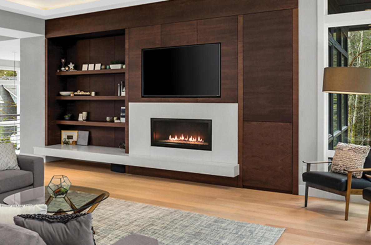Empire WMH Boulevard 36" Direct Vent Linear Gas Fireplace w/ Multi Function System - DVLL36BP
