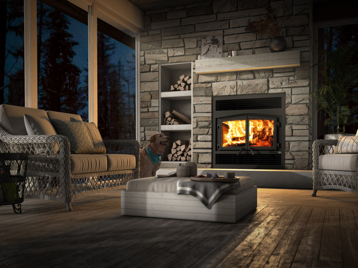Osburn Stratford II Large Wood-Burning Fireplace - OB04007