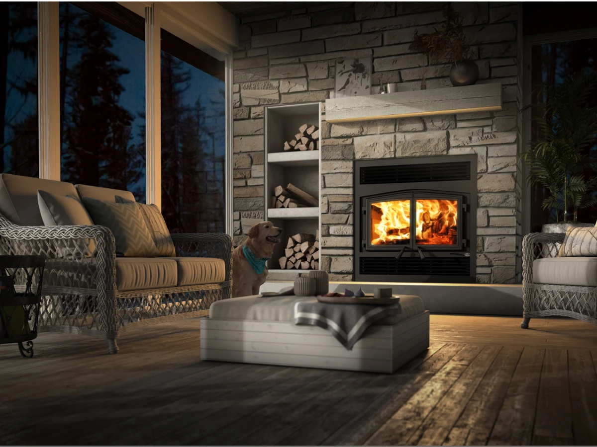 Osburn Stratford II Large Wood-Burning Fireplace - OB04007