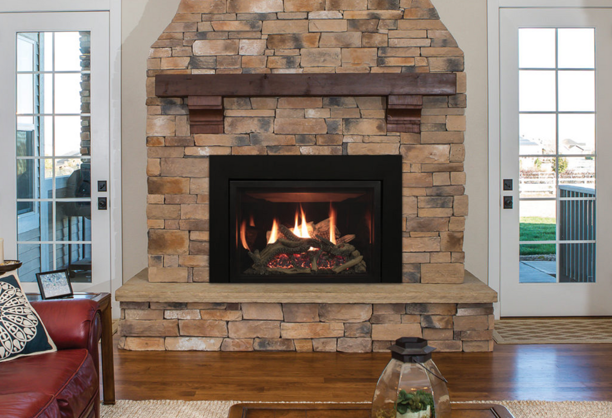 Empire White Mountain Hearth Rushmore 35" Direct Vent Gas Insert w/ TruFlame Technology - DVCT35CBN95N