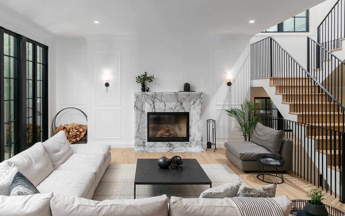 Valcourt Frontenac Decorative Wood-Burning Fireplace