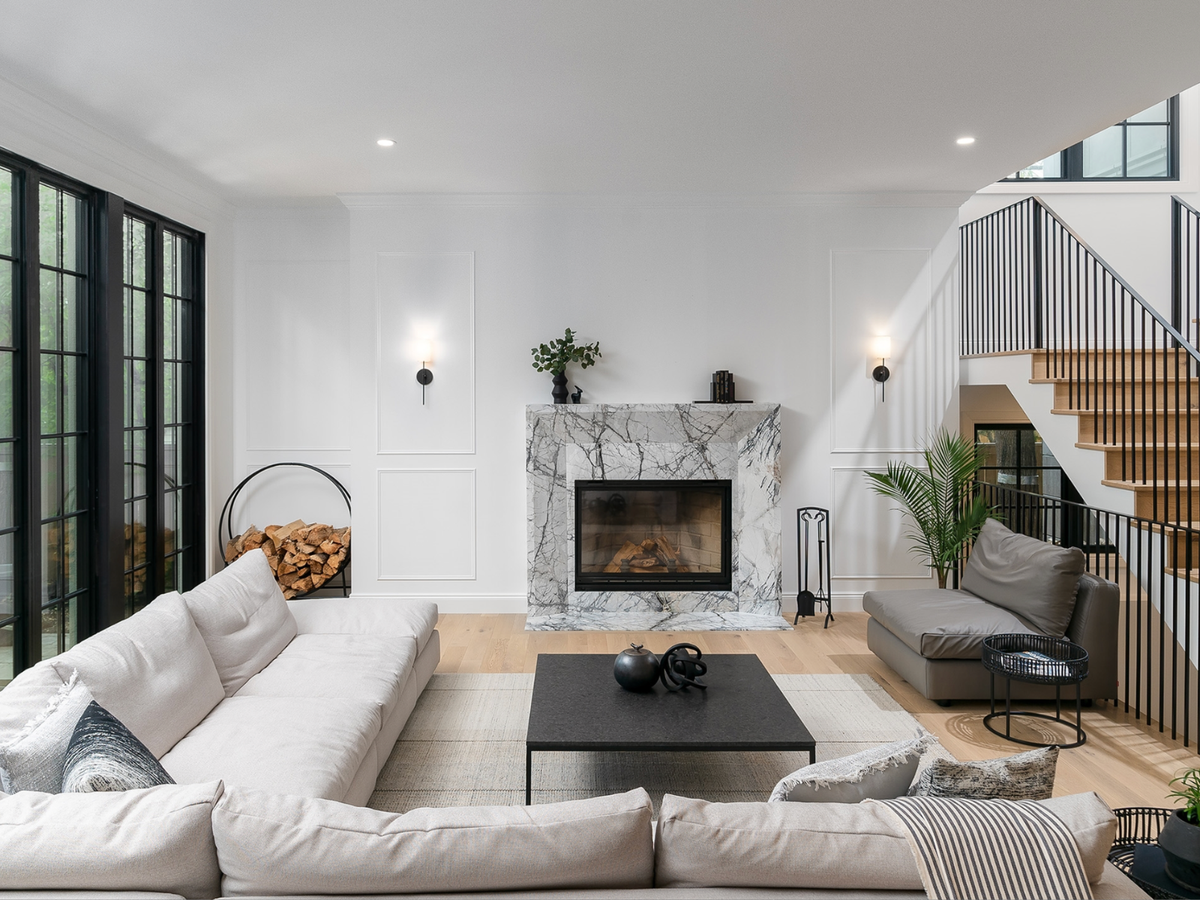 Valcourt Frontenac Decorative Wood-Burning Fireplace