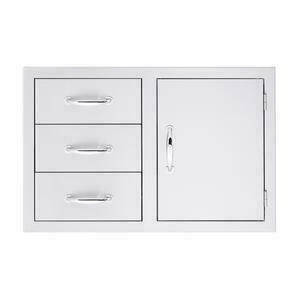Summerset 33" 3-Drawer & Access Door Combo