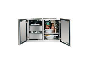 Summerset 36" 2-Drawer Dry Storage Pantry & Enclosed Cabinet Combo