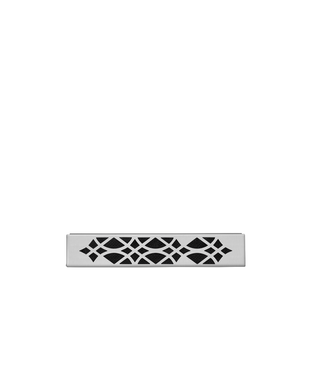 Satin Chrome Plated Ornamental Trivet for Haliburton