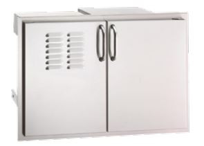 Fire Magic Select Double Doors with Trash Tray and Dual Drawers with Louvers for LP Tank (21 x 30) - 33930S-12T