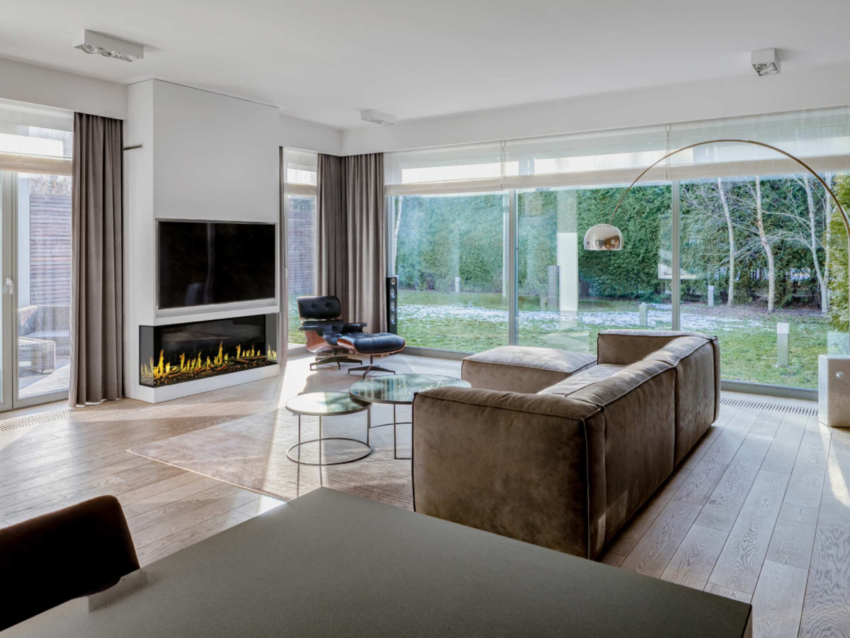 Modern Flames Orion Multi 52" Multi-Sided Heliovison Linear Electric Fireplace - OR52-MULTI