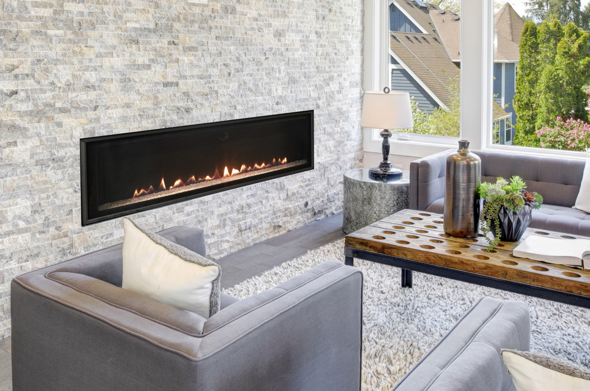 Empire WMH Loft Linear 46" Direct Vent Gas Fireplace, Millivolt Ignition - DVL46BP30