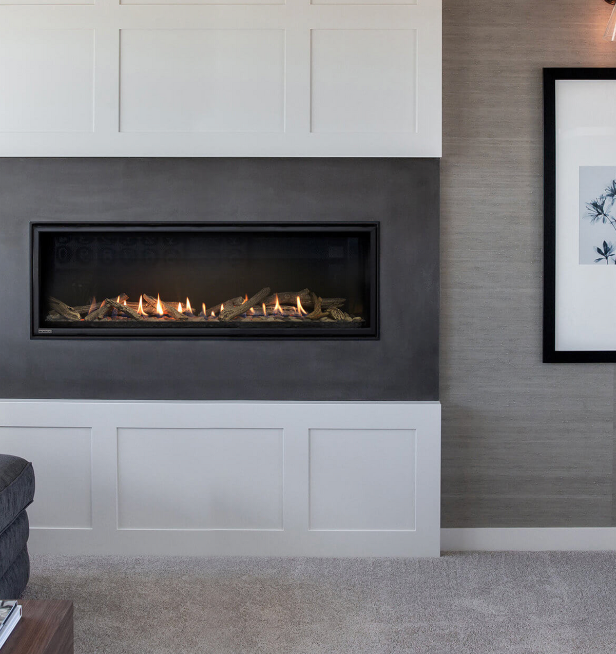 Montigo DelRay Linear 48" Basic Gas Fireplace - DRL4813NI