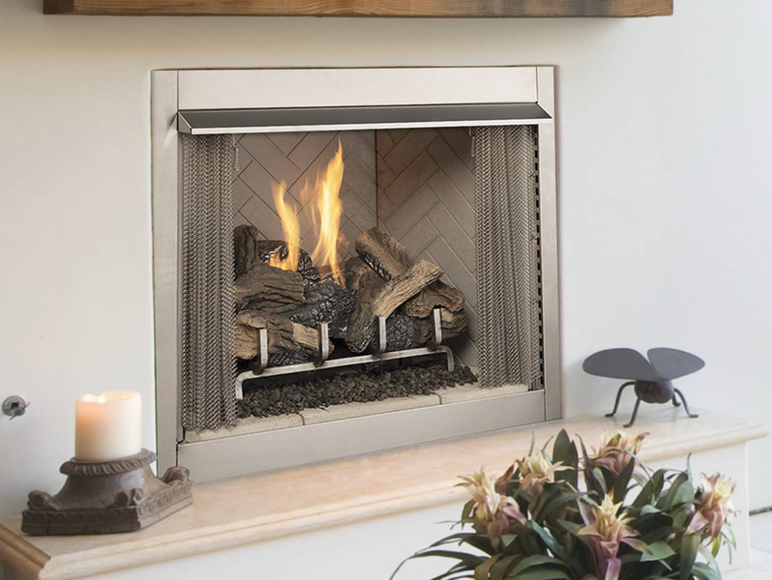 Superior VRE3200 36" Outdoor Vent Free Linear Gas Fireplace - VRE3236