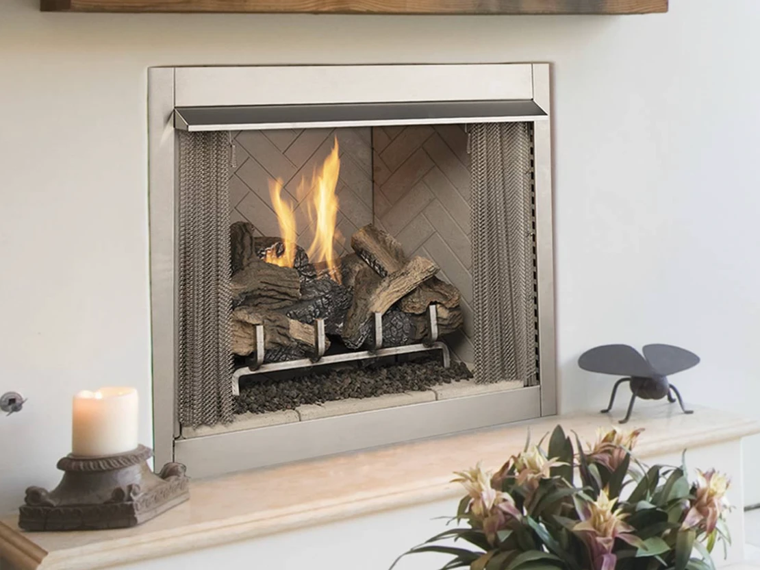 Superior VRE3200 Series 42" Outdoor Vent Free Linear Gas Fireplace - VRE3242