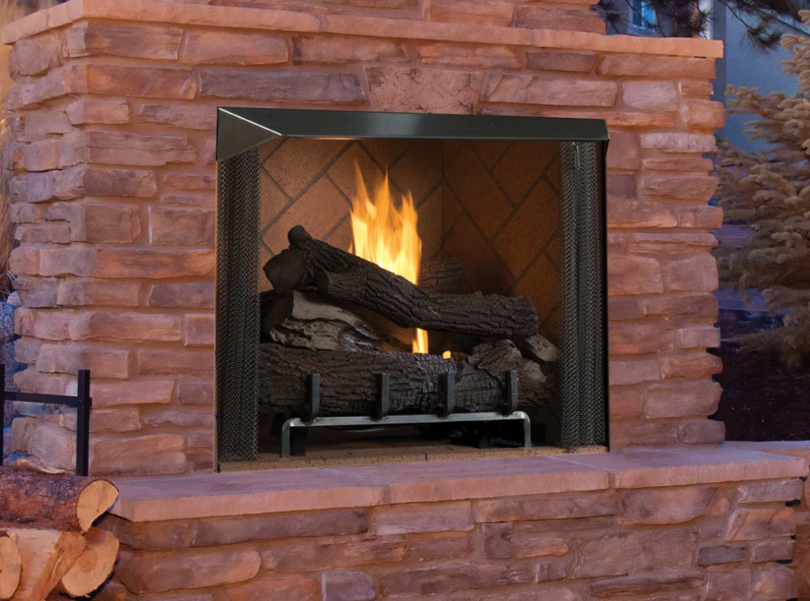 Superior VRE6000 36" Outdoor Vent Free Masonry Firebox - VRE6036
