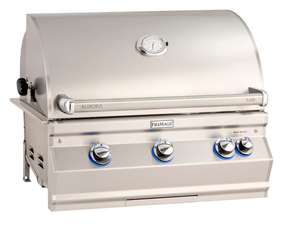 Fire Magic Aurora A540i 30" Built-In Grill with Analog Thermometer - A540i